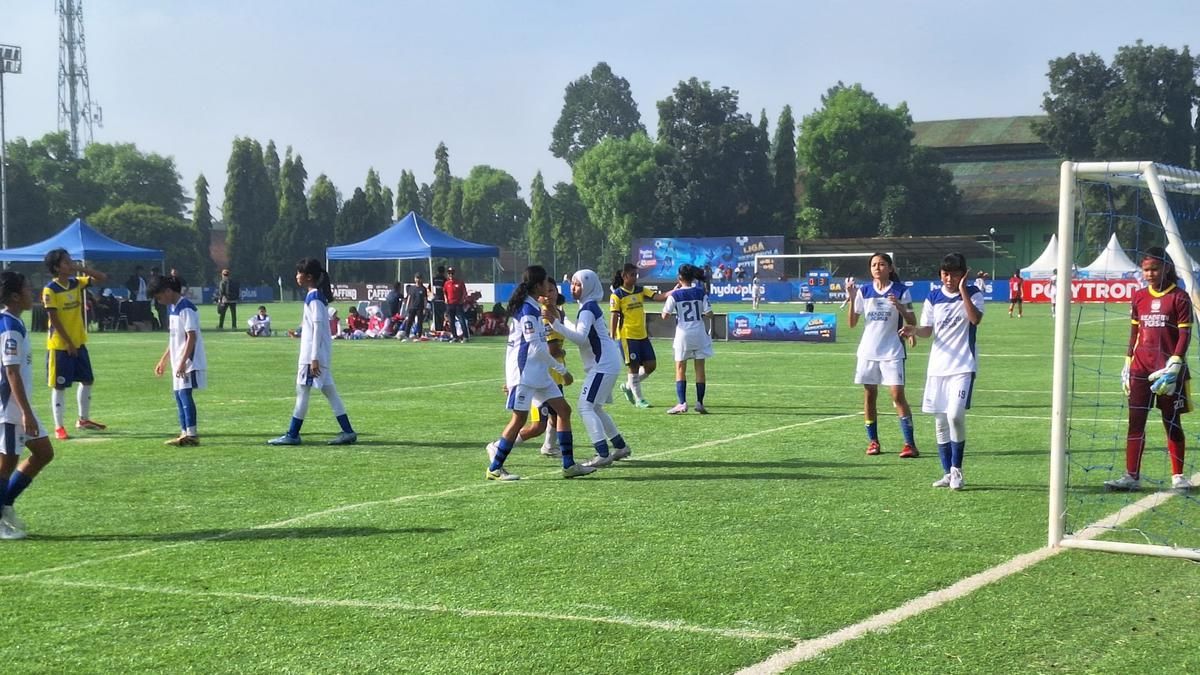 Mojang Priangan Kalahkan Akademi Persib Putri di Hydroplus Soccer League U-15