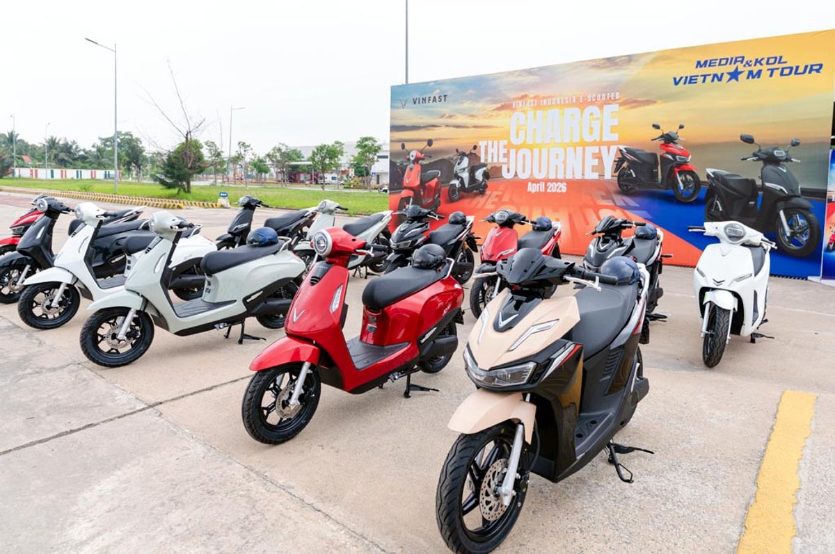 VinFast Luncurkan Tiga Motor Listrik di Indonesia Juni 2026
