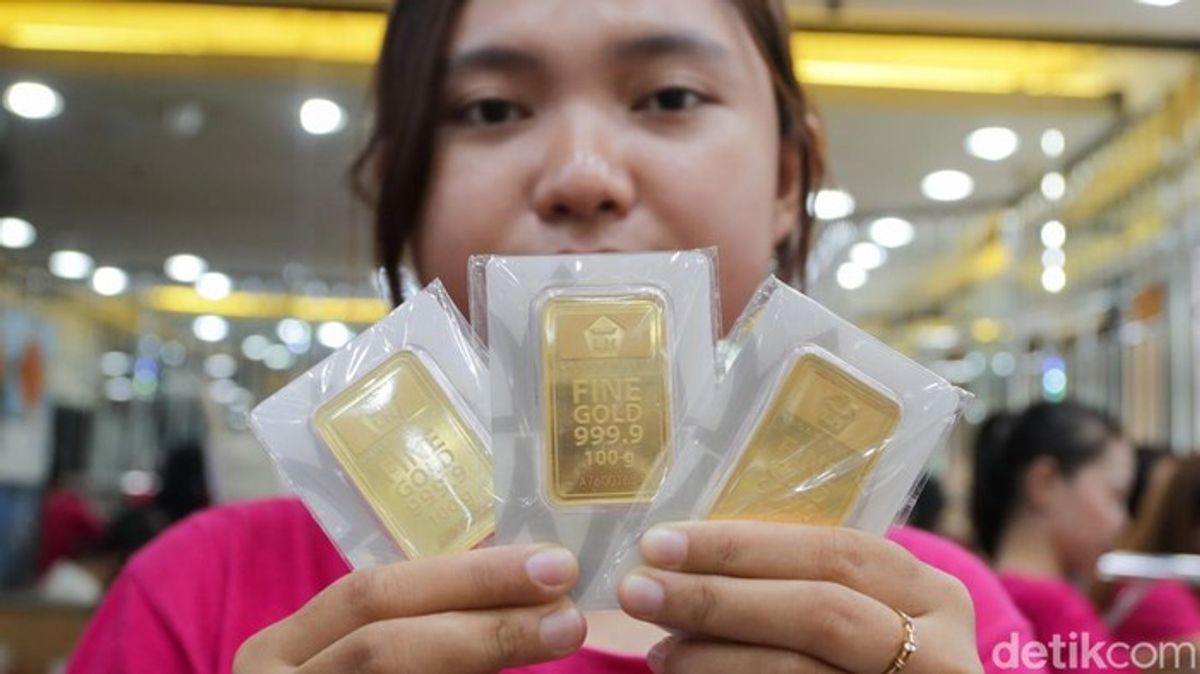 Harga Emas Antam Anjlok ke Rp 2,8 Juta per Gram