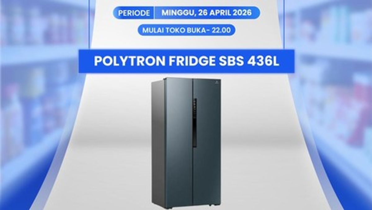 Transmart Gelar Full Day Sale dengan Diskon Kulkas Polytron