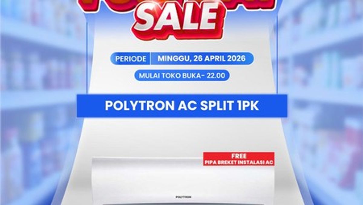 Transmart Gelar Full Day Sale dengan Diskon AC Polytron Besar