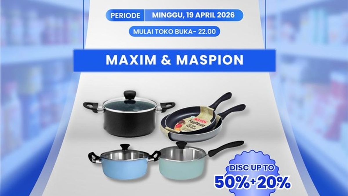 Transmart Gelar Full Day Sale dengan Diskon Peralatan Dapur Maspion