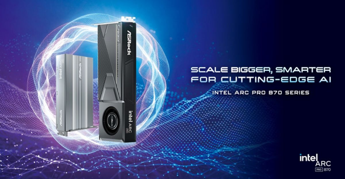 ASRock Kenalkan Intel Arc Pro B70 untuk Workstation dan AI