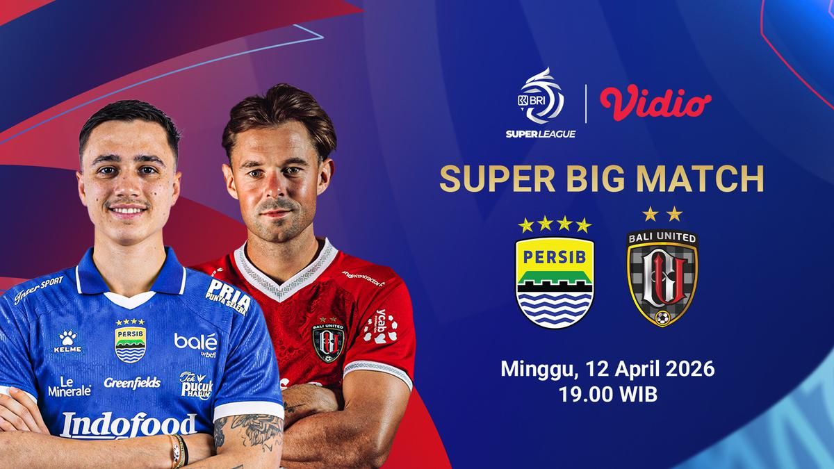 Persib Bandung Jamu Bali United dalam Laga Krusial BRI Super League 12 April 2026