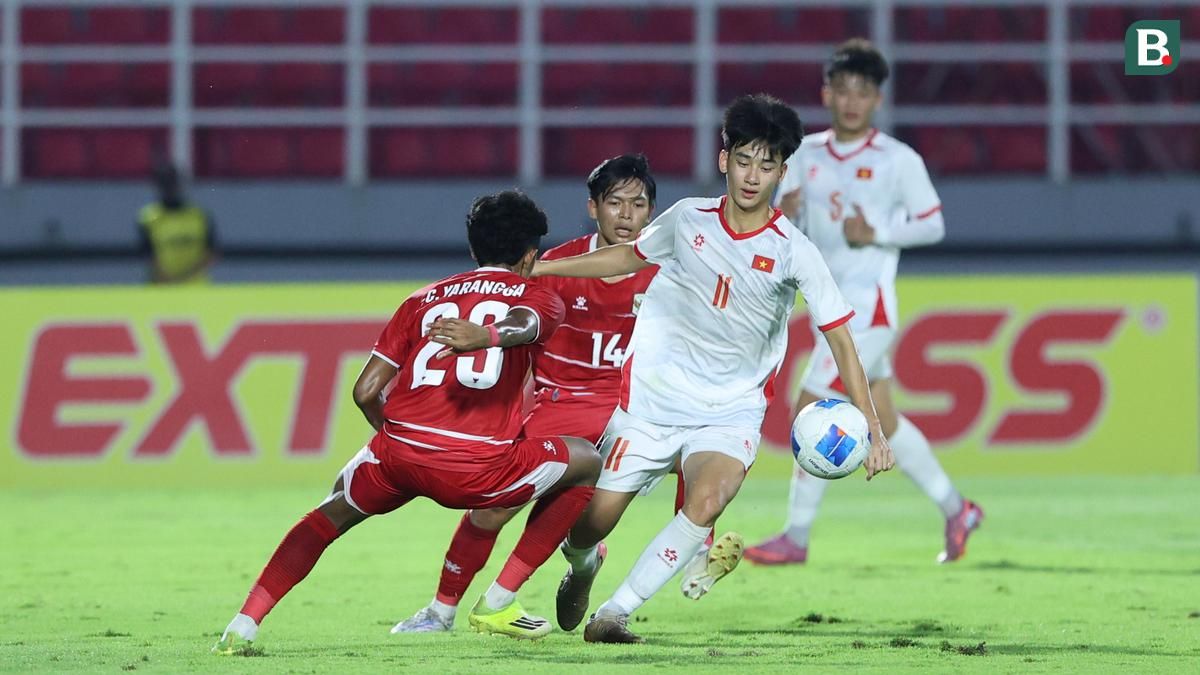 Timnas Indonesia U-17 Imbang Tanpa Gol Lawan Vietnam U-17