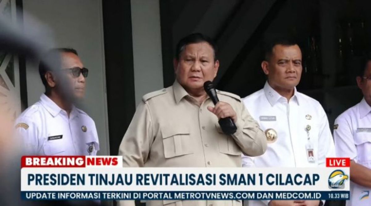 Prabowo Subianto Revitalisasi 288 Ribu Sekolah hingga Tahun 2028