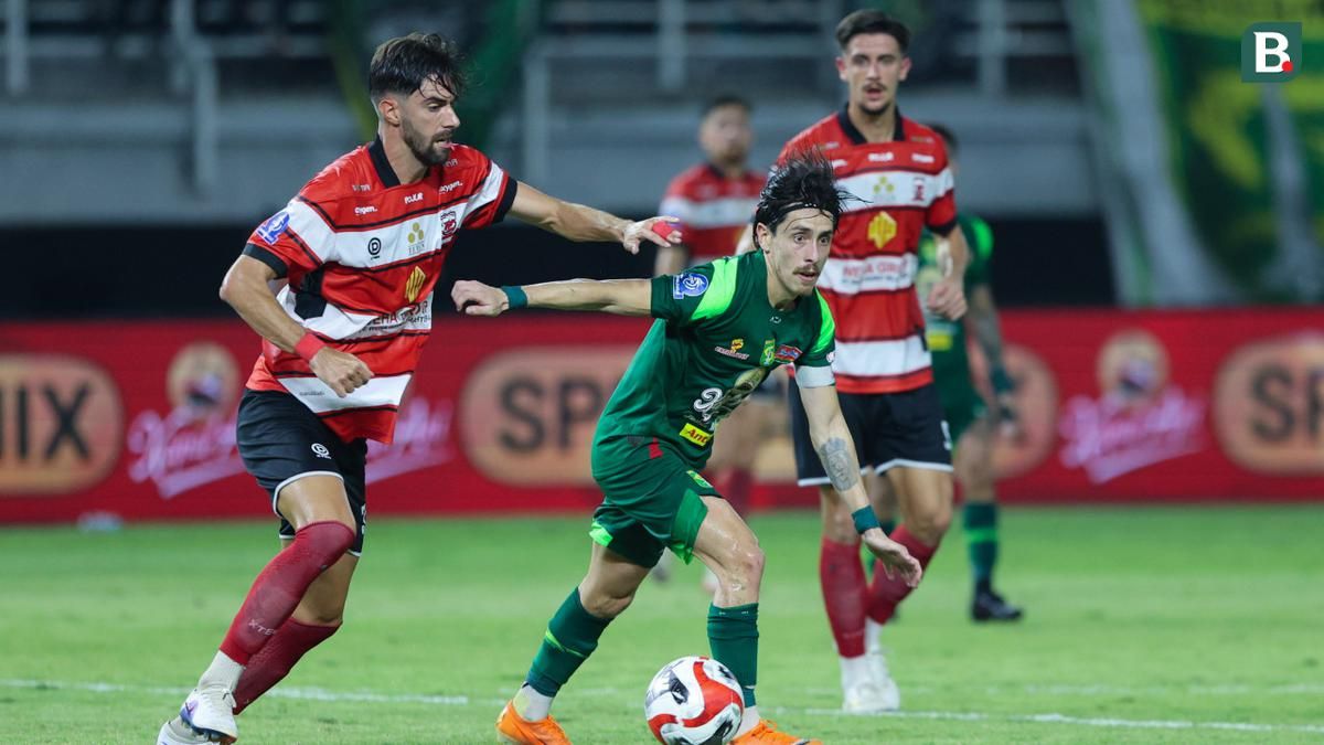 Persebaya Surabaya Takluk 1-2 dari Madura United di Stadion GBT