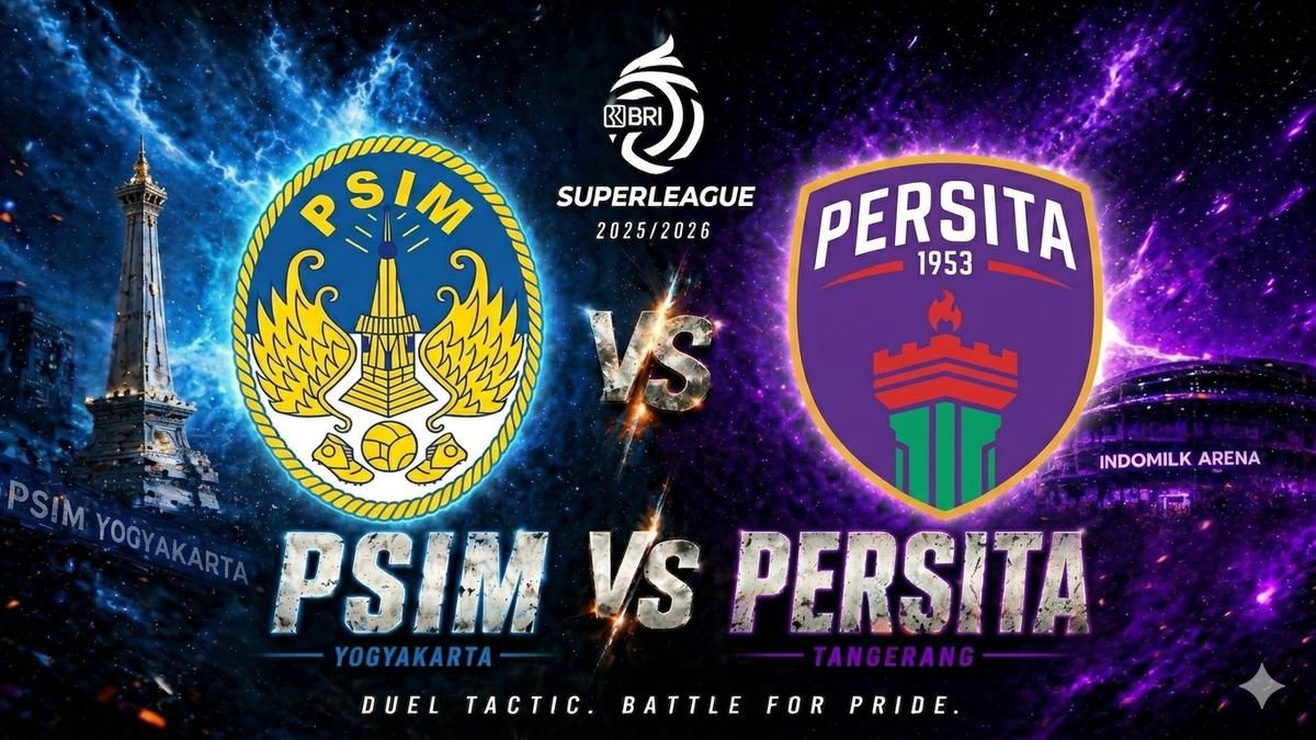 PSIM Yogyakarta Jamu Persita Tangerang di Stadion Sultan Agung