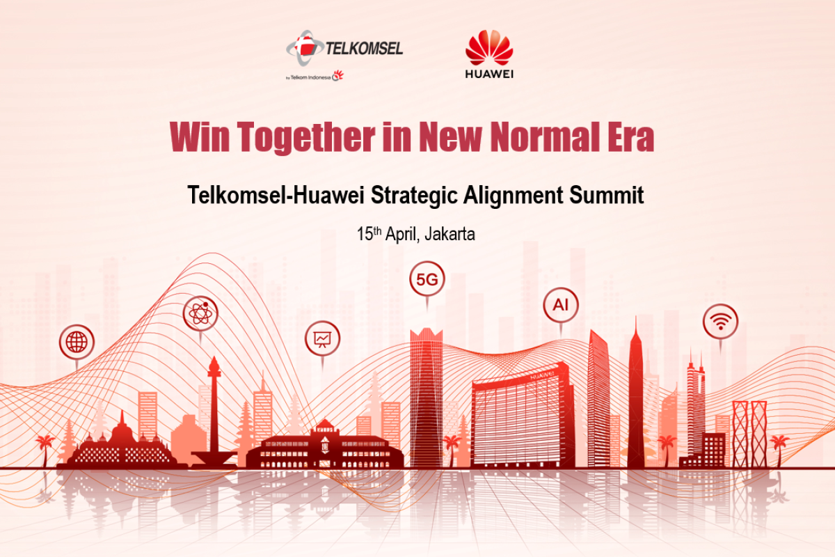 Telkomsel dan Huawei Kolaborasi Tingkatkan Jaringan 5G dan Internet Rumah