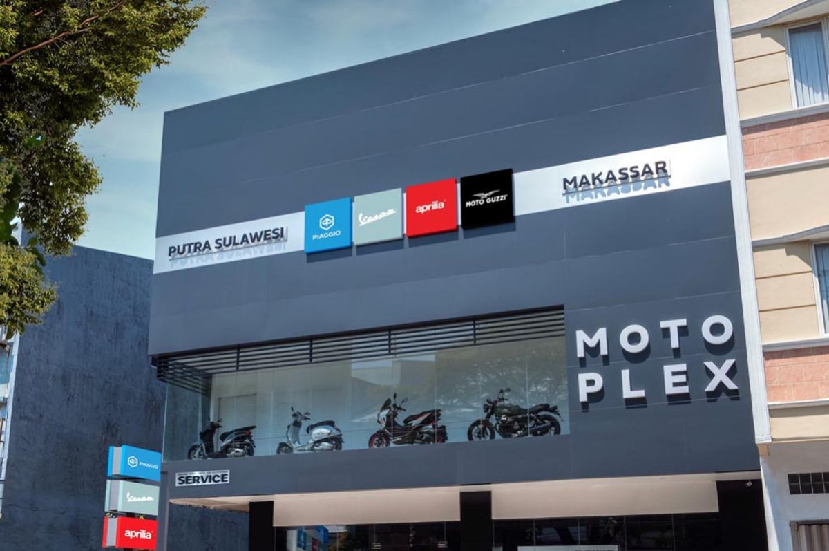 Piaggio Indonesia Resmikan Dealer Motoplex 4 Brands di Makassar