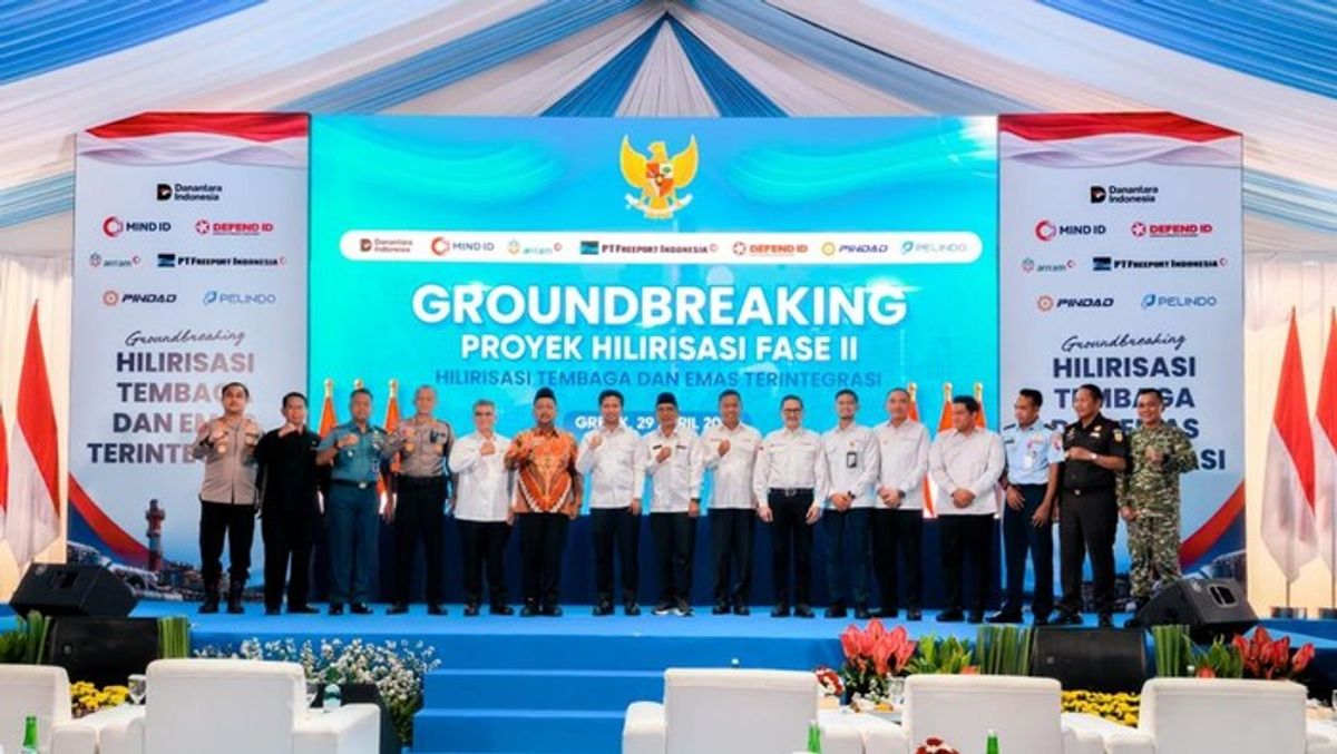 Prabowo Subianto Resmikan Pembangunan Hilirisasi Tembaga Emas di Gresik