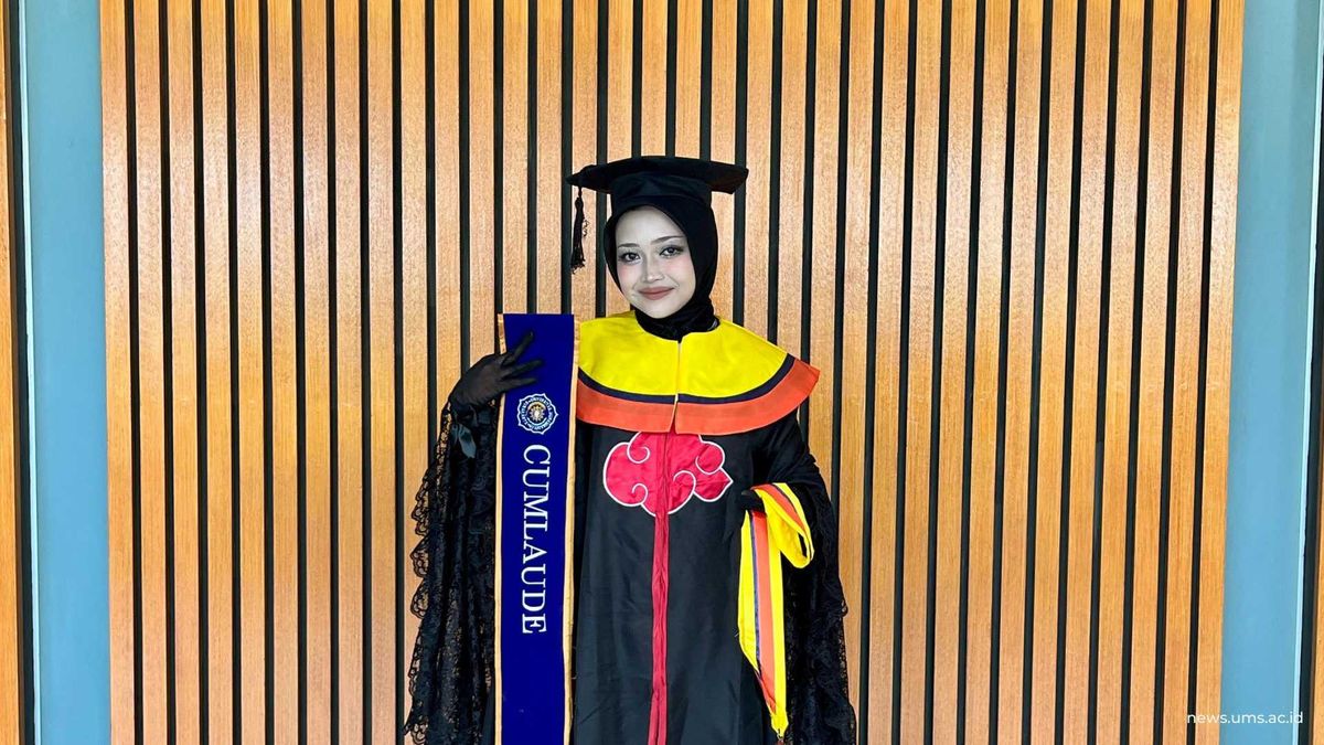 Ilham Hafizha Maulana Anam Lulus Cumlaude UMS Jadi Gubernur BEM FK