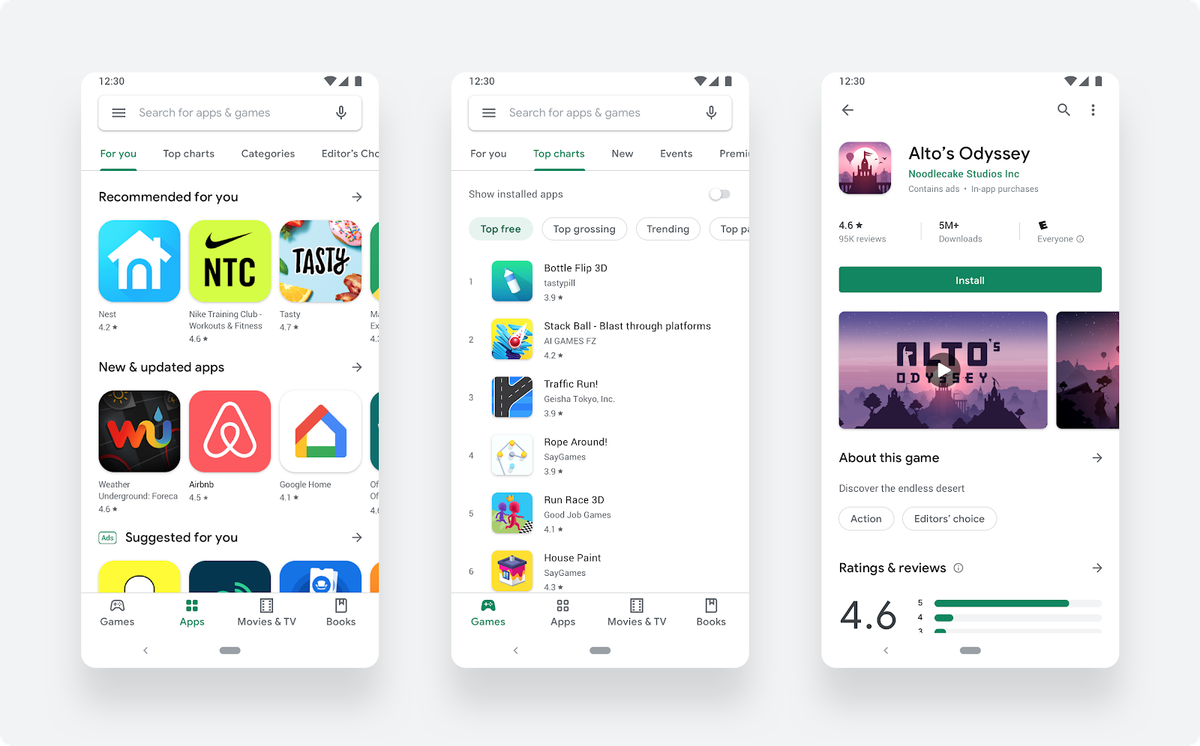 Google Play Store Tambahkan Fitur Pencarian Ulasan, Hapus Navigasi Lama