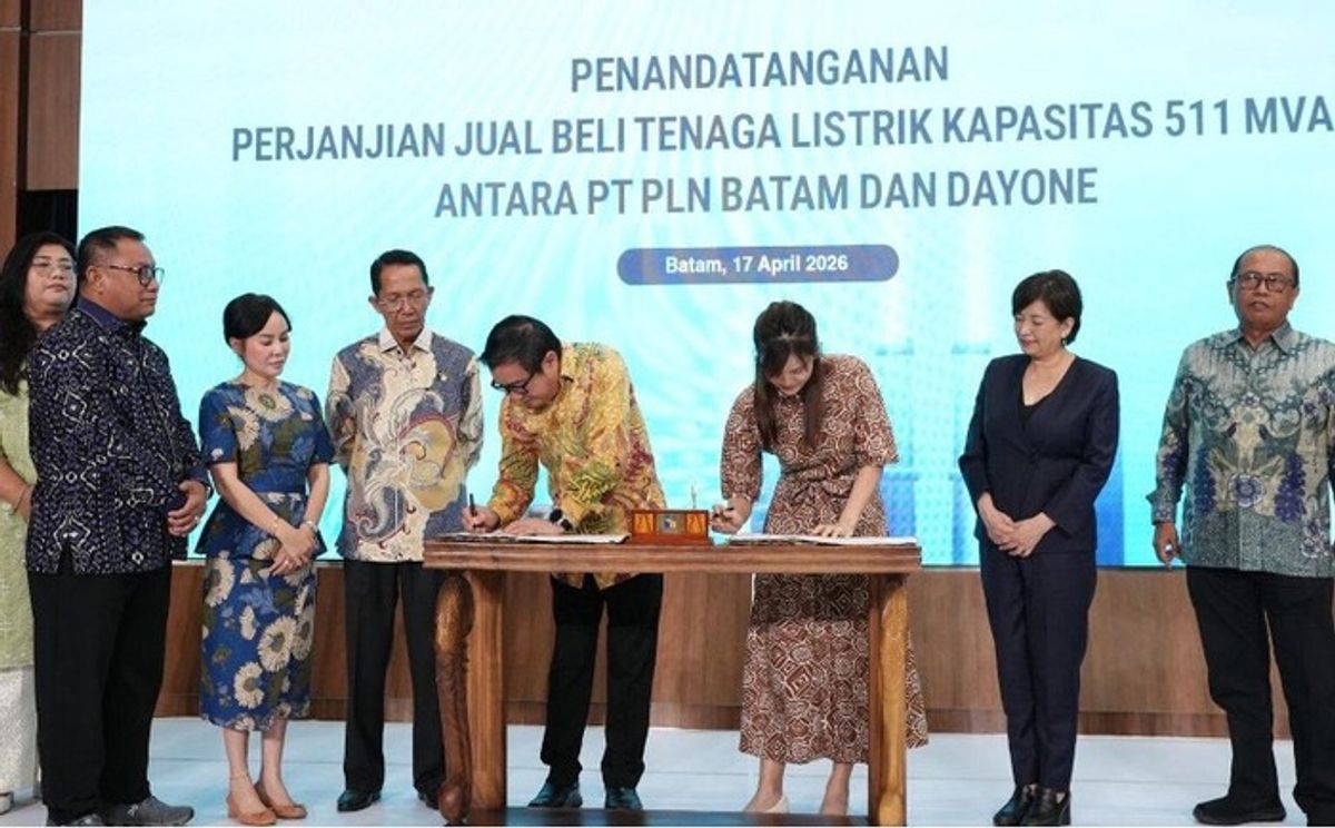 PLN Batam dan DayOne Sepakati PJBTL Listrik 511 MVA untuk Pusat Data