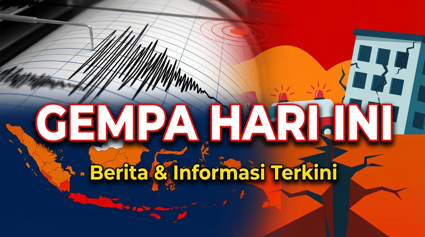 Gempa Terkini Hari Ini, Rabu 13 Mei 2026: 58 Kali Guncang Wilayah Indonesia