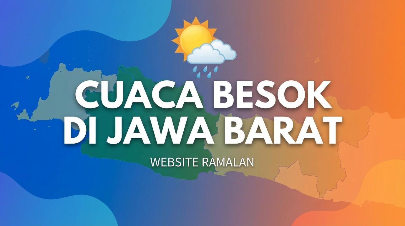 Cuaca Besok 13 Mei 2026 di Jawa Barat: Mayoritas Berawan, Waspadai Kelembapan Tinggi