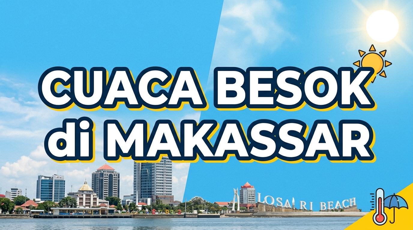 Cuaca Besok 13 Mei 2026: BMKG Prediksi Langit Berawan di Hampir Seluruh Wilayah Makassar