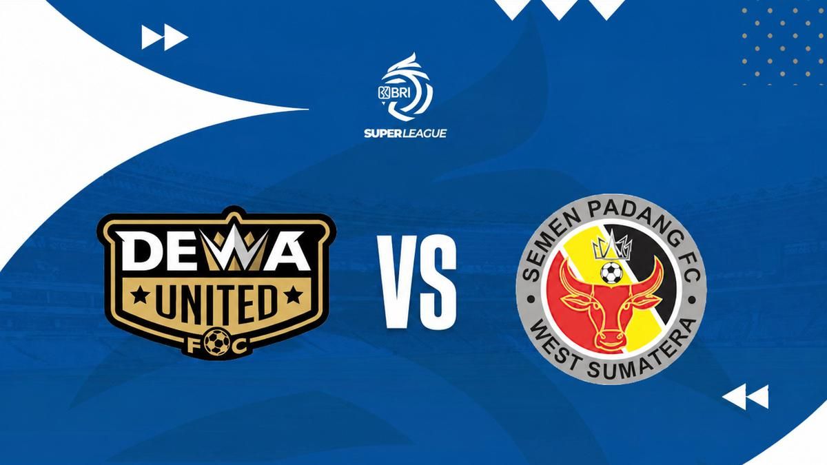 Dewa United Jamu Semen Padang di Stadion Internasional Banten