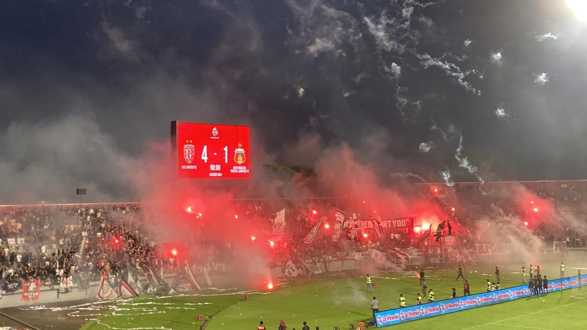 Bali United Terancam Sanksi Berat Akibat Penyalaan Kembang Api