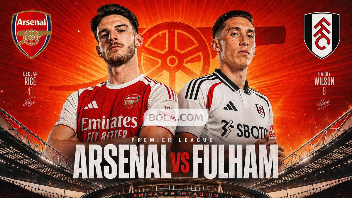 Arsenal Jamu Fulham di Emirates Stadium Demi Amankan Puncak Klasemen