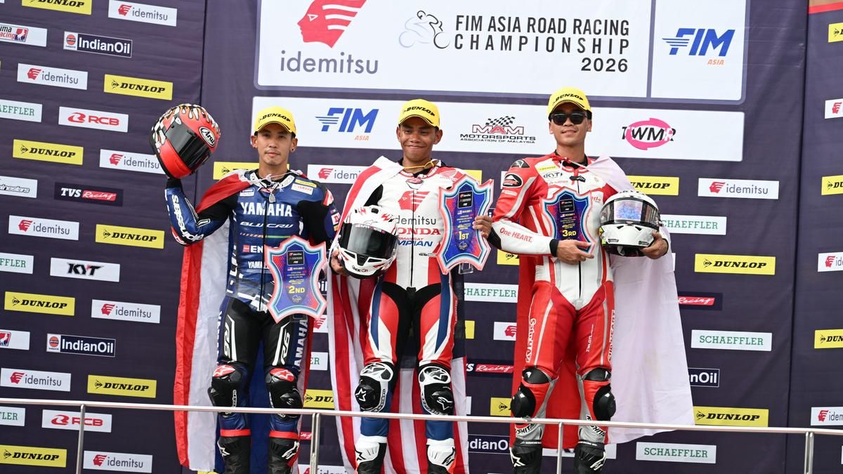 Pembalap Astra Honda Racing Team Rebut Podium di ARRC Sepang 2026