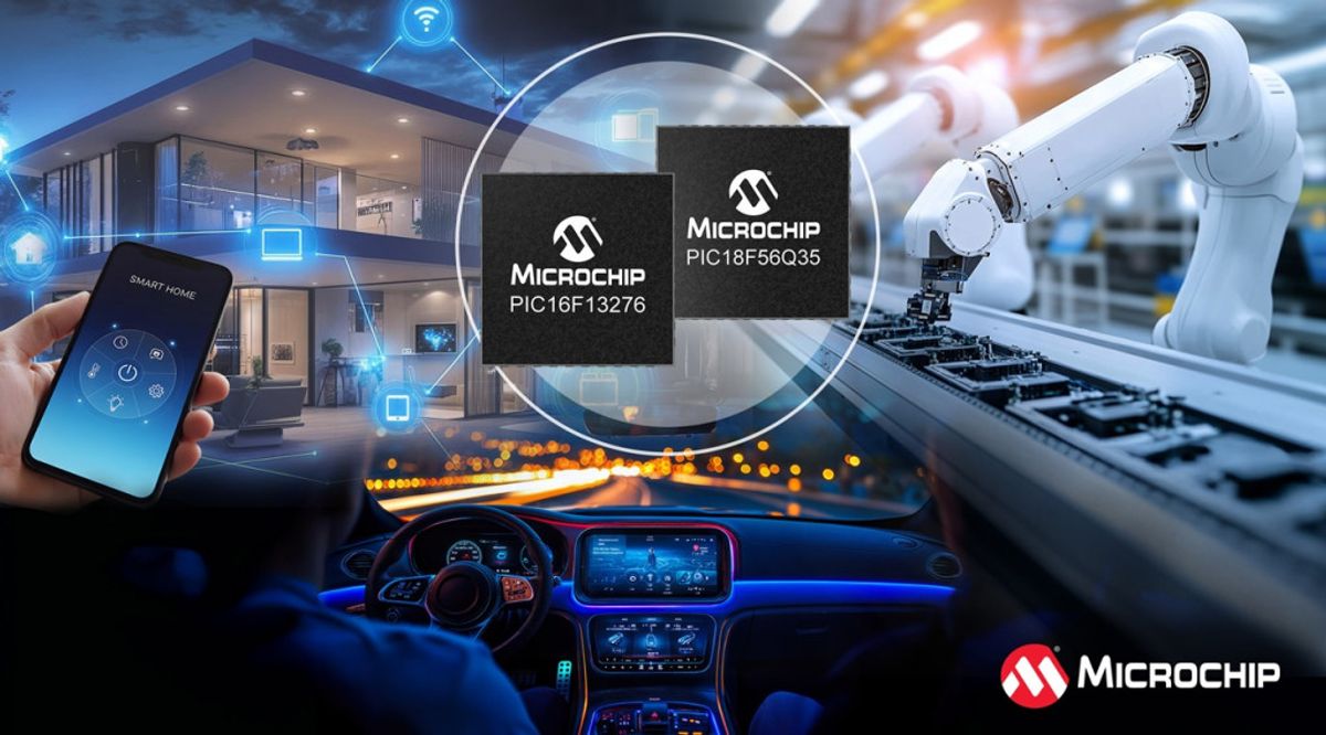 Microchip Meluncurkan Mikrokontroler Baru untuk Otomasi Industri