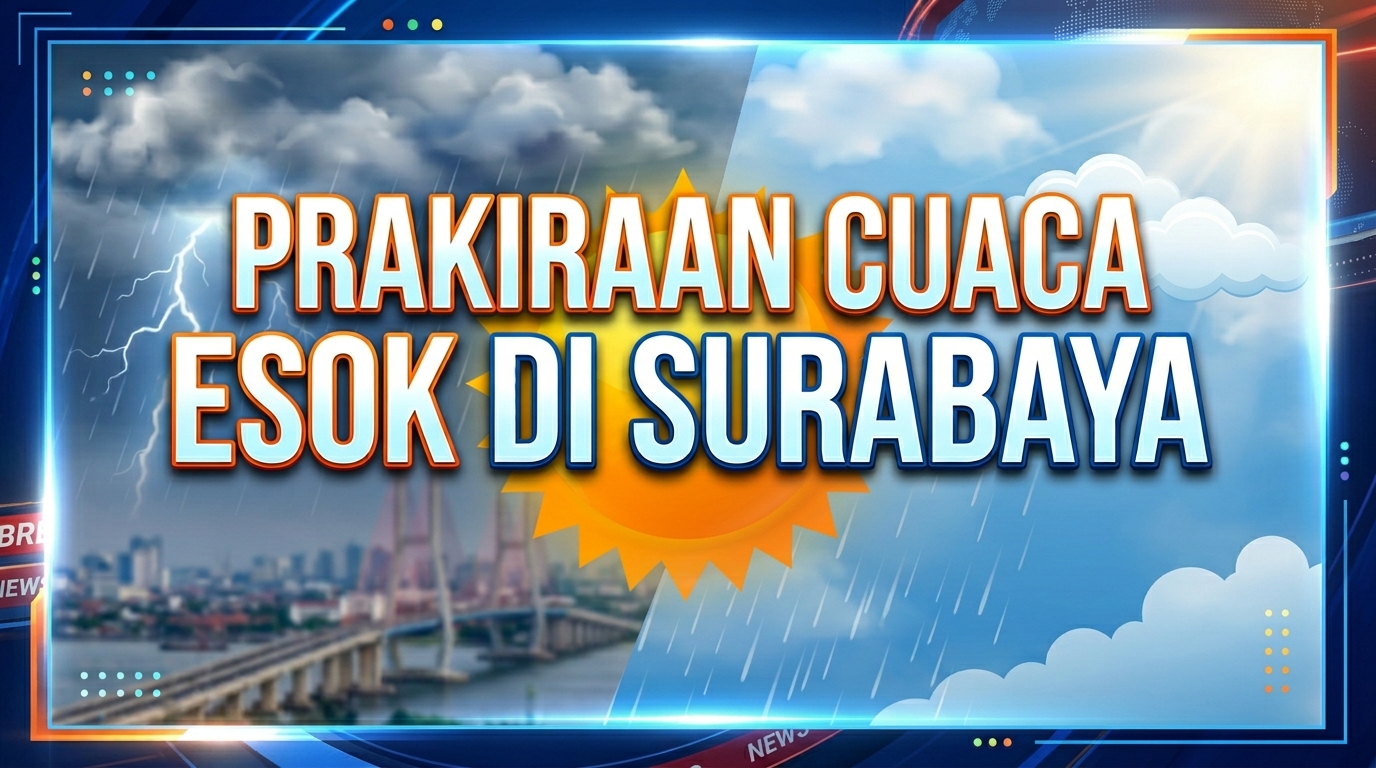 Cuaca Besok Surabaya: 31 Kecamatan Diprediksi Berawan pada 14 Mei 2026