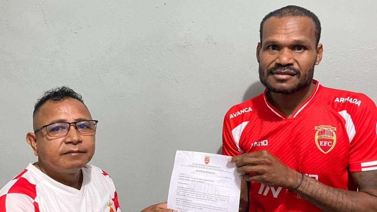 Israel Wamiau Resmi Perkuat Klub Timor Leste Emmanuel FC