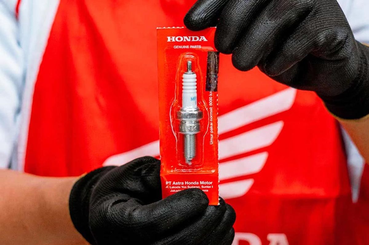 Wahana Honda Imbau Pemilik Motor Ganti Busi Secara Berkala