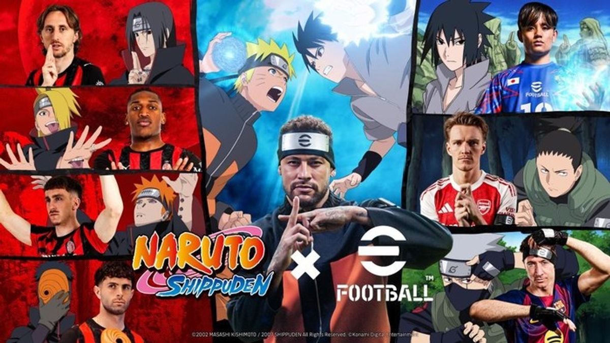 Konami Hadirkan Kolaborasi eFootball dan Naruto Shippuden