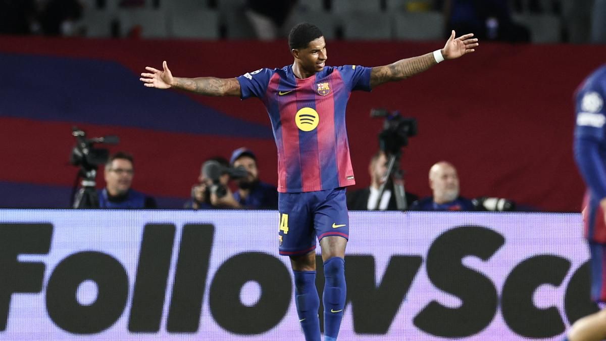Hansi Flick Setujui Barcelona Permanenkan Marcus Rashford