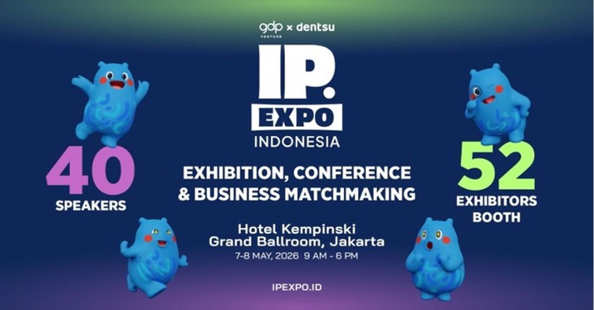IP Expo Indonesia 2026 Perluas Ekosistem Kekayaan Intelektual di Jakarta