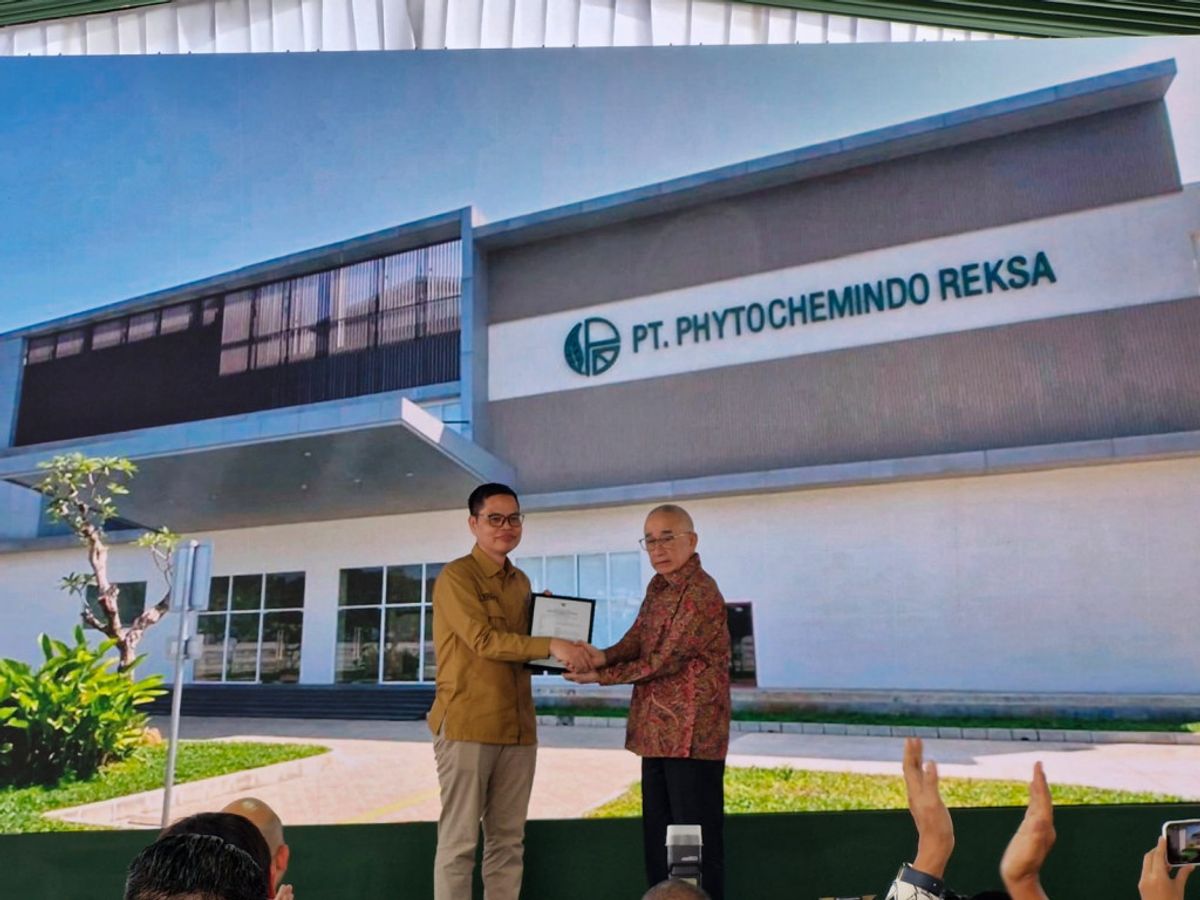 Phytochemindo Reksa Resmikan Pabrik Ekstrak Bahan Alam di Bogor
