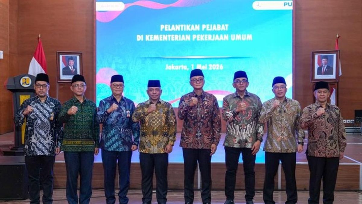 Menteri PU Lantik Tujuh Pejabat Eselon I Perkuat Kelembagaan