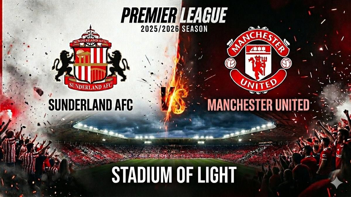 Manchester United Tantang Sunderland di Stadium of Light Malam Ini