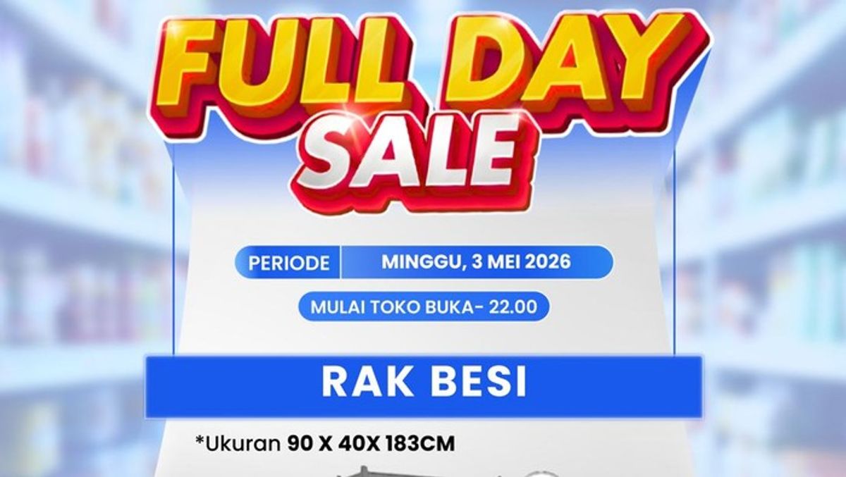 Transmart Gelar Full Day Sale dengan Diskon Rak Besi Jutaan Rupiah