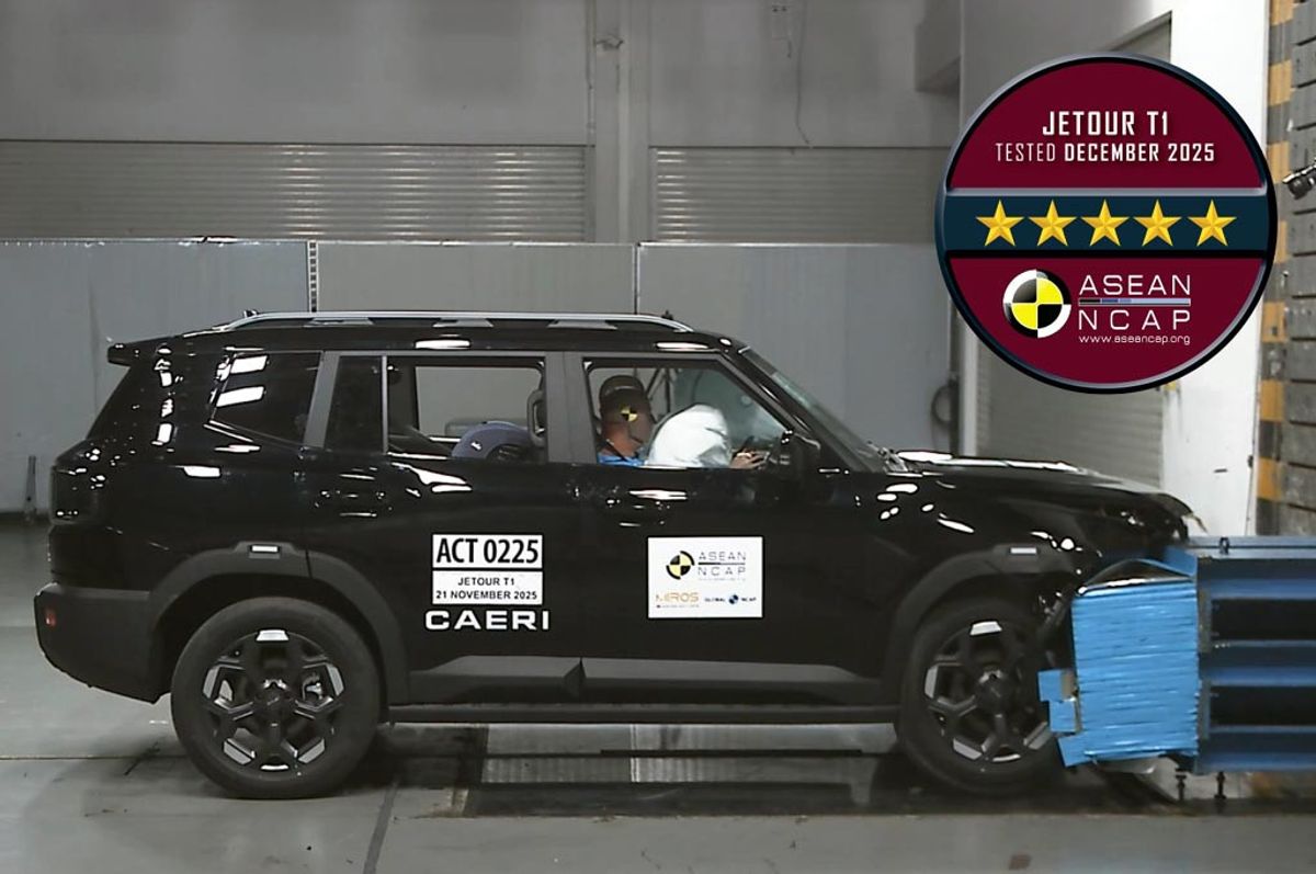 Jetour T1 Raih Rating Lima Bintang ASEAN NCAP