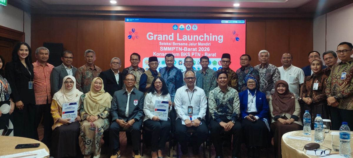 BKS PTN Barat Buka Pendaftaran SMMPTN 2026 untuk 20.035 Kursi