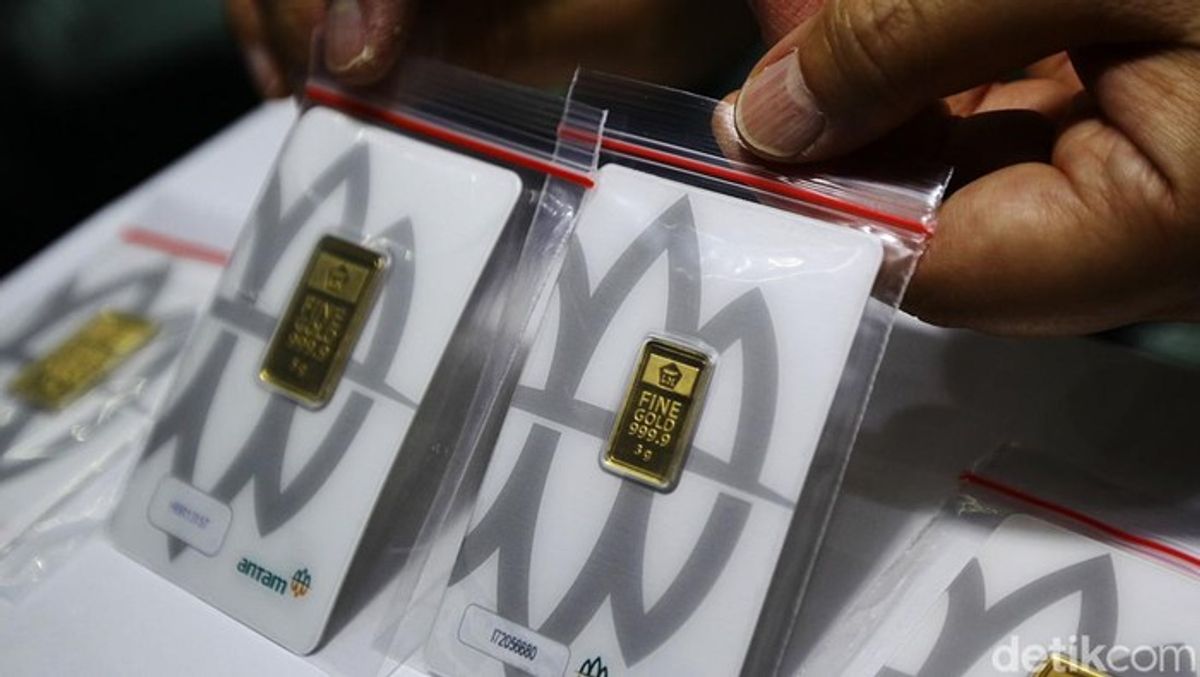 Harga Emas Antam Melonjak Rp 40.000 Menjadi Rp 2.859.000 Per Gram