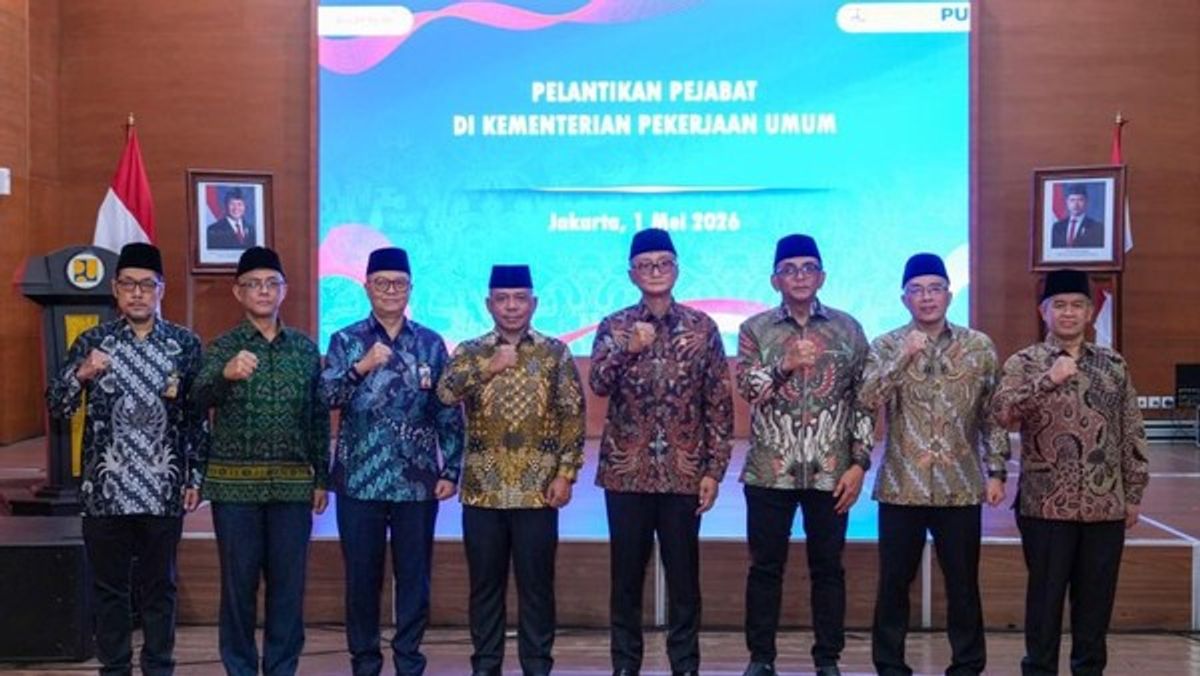 Menteri PU Lantik Tujuh Pejabat Eselon I Perkuat Kelembagaan