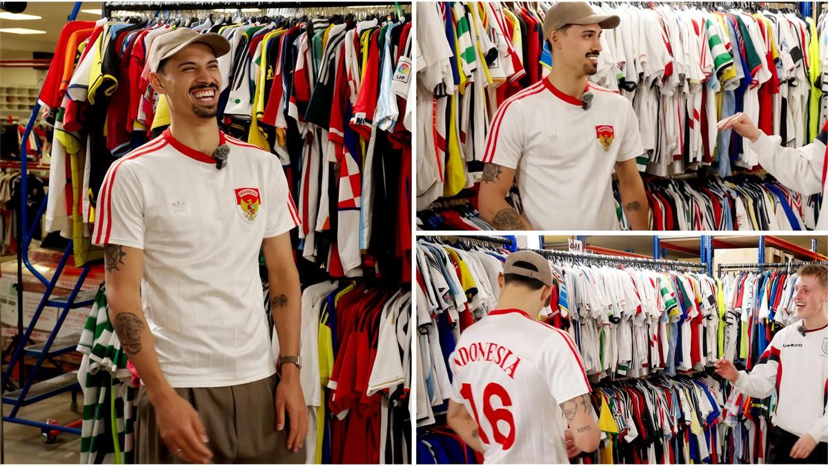 Tijjani Reijnders Kenakan Jersey Retro Timnas Indonesia dalam Unggahan Terbaru