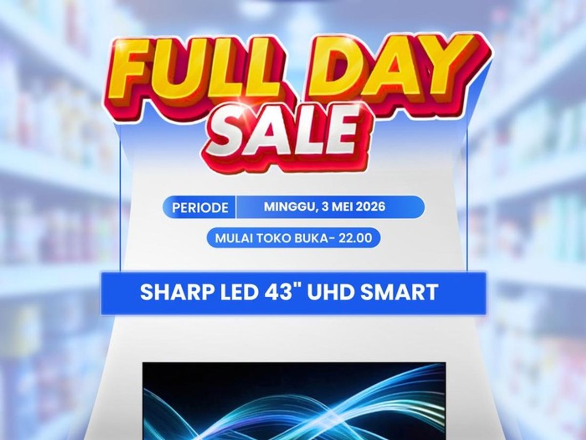 Transmart Pangkas Harga Sharp LED TV 43 Inci Hingga Dua Juta Rupiah