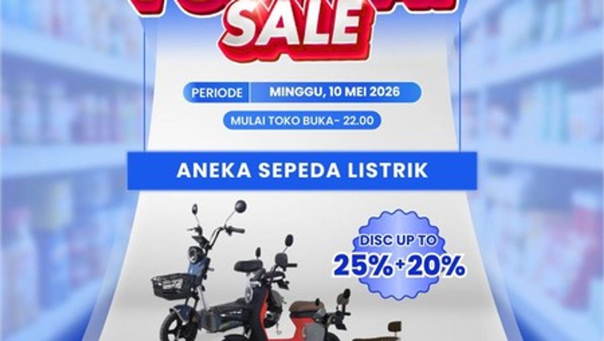 Transmart Gelar Full Day Sale dengan Diskon Sepeda Listrik