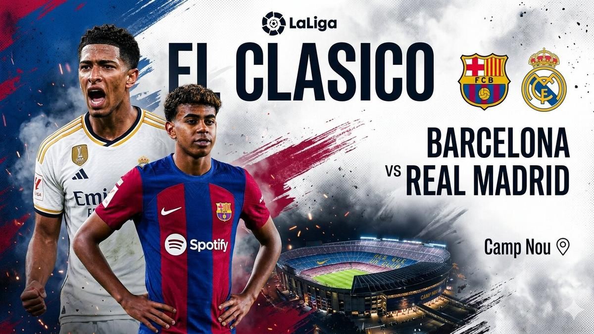 Barcelona Hadapi Real Madrid pada Laga Penentu Gelar Liga Spanyol