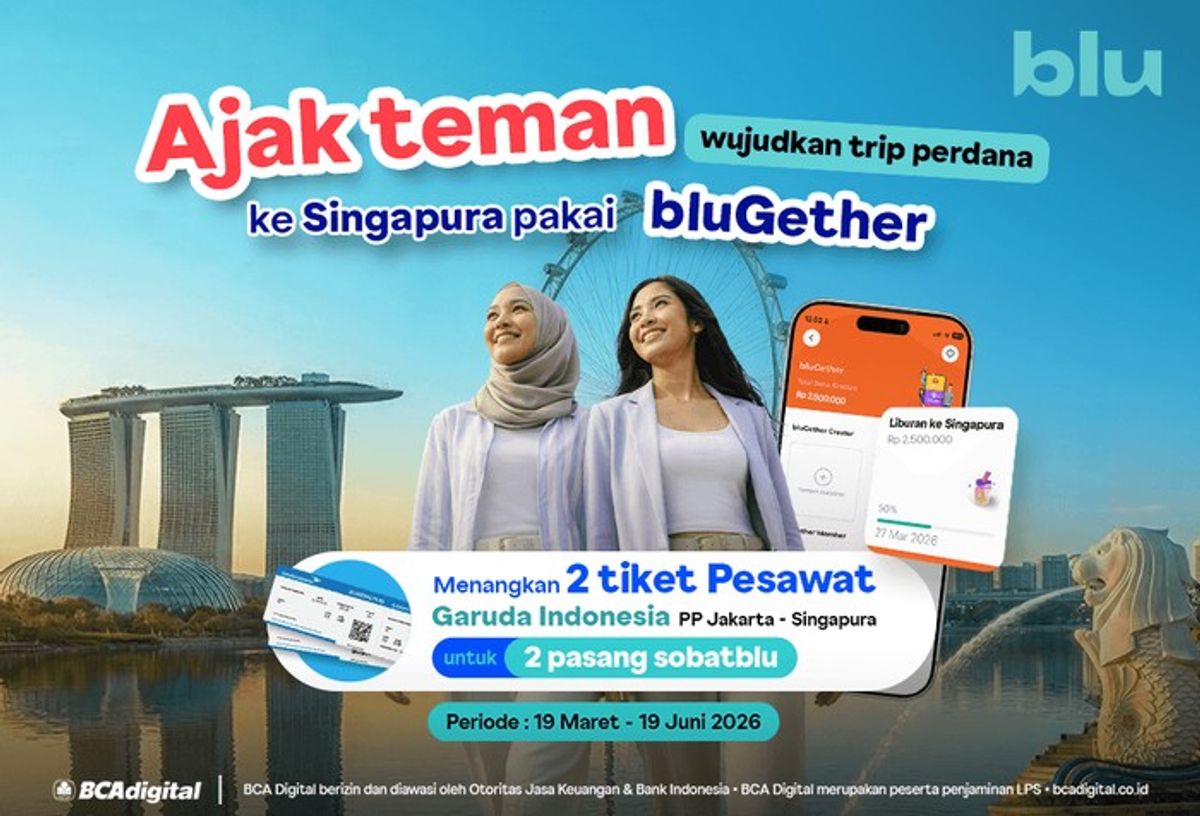 blu by BCA Digital Gelar Kampanye UGC Berhadiah Tiket ke Singapura