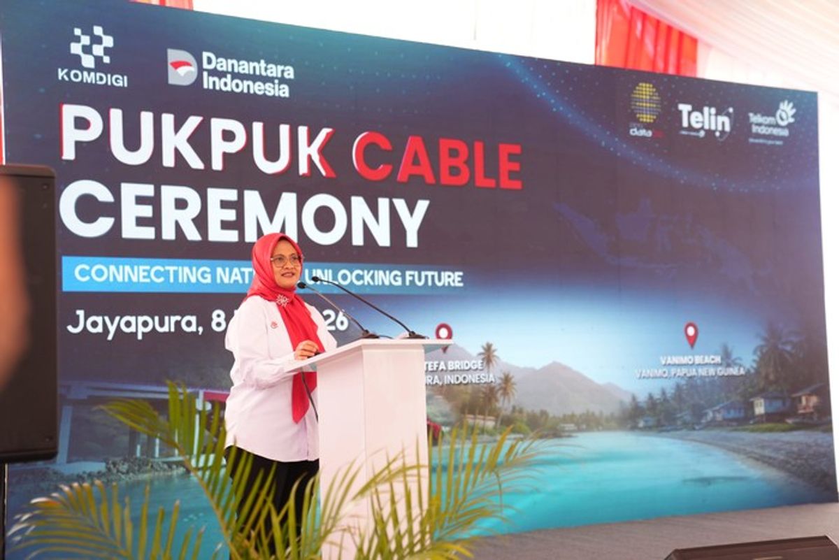 Telkom Resmikan Kabel Laut Pukpuk Hubungkan Jayapura dan Papua Nugini